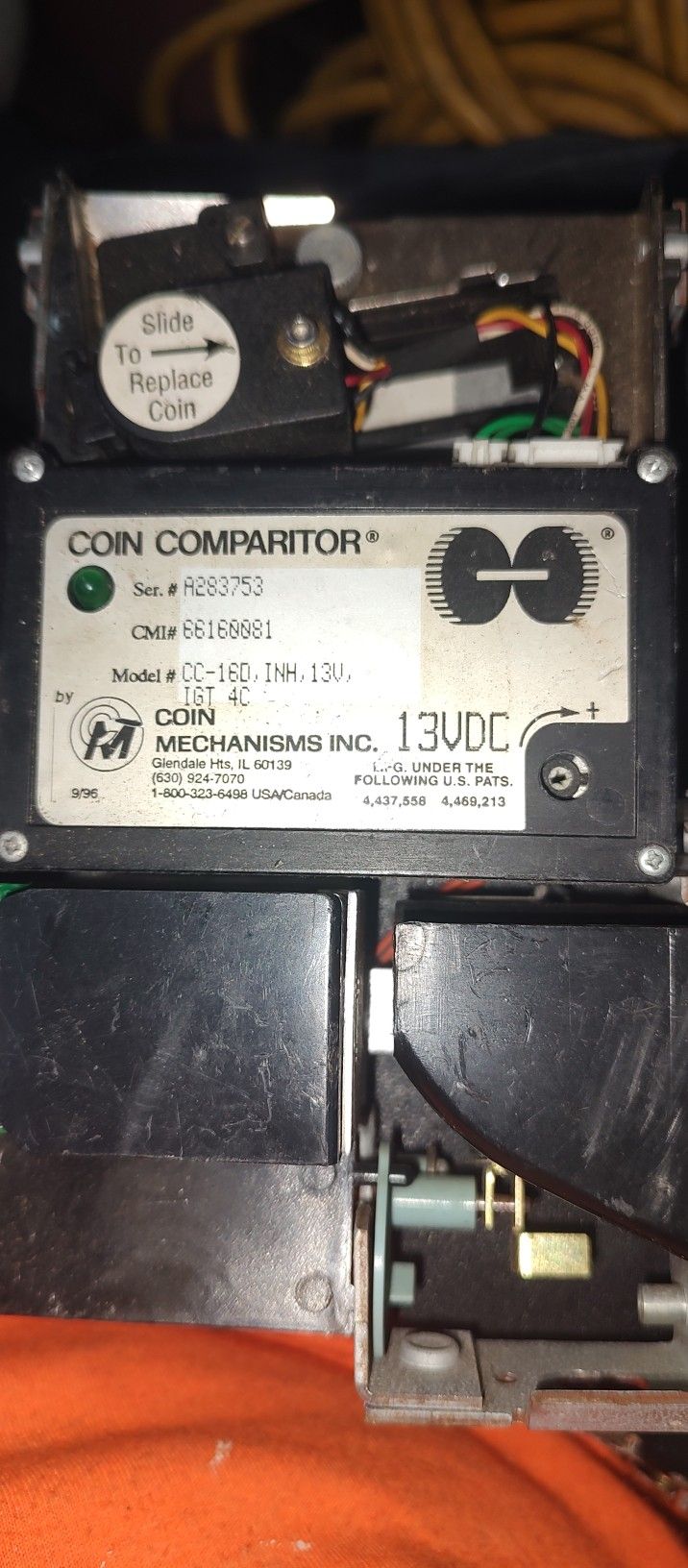IGT Coin Comparitor And Hopper