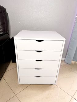 5-Drawer White
