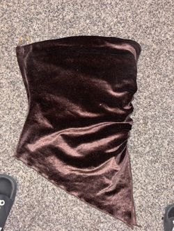 sparkly brown tub top