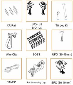 IronRidge Solar Racking Components – New – Multiple Available