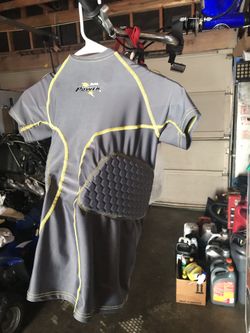 Youth XL football padded shirt
