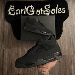 Jordan 4 Black Cat Size 5.5y