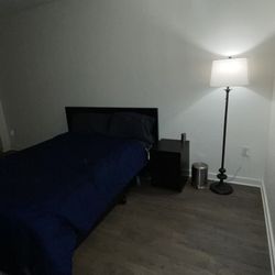 Bed Set Includes Bed +, Bed Stand, +Night Stand/drawer + Lamp + Trash Can  