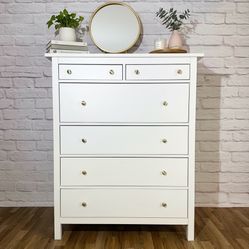 IKEA HEMNES White Stain 6-Drawer Chest⚡️