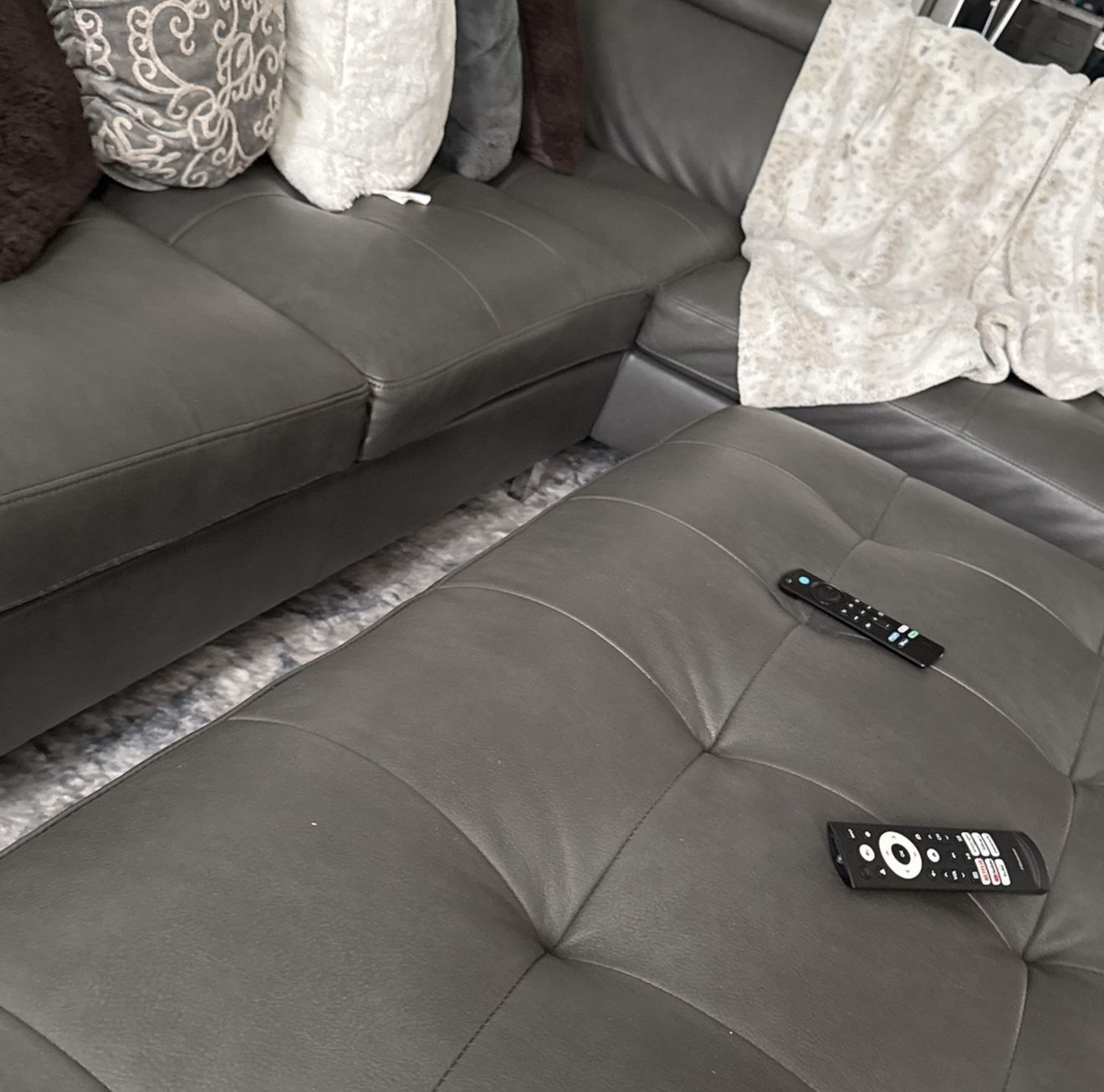 Grey L Shape Couch