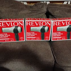 3 Revlon Hair Dryers