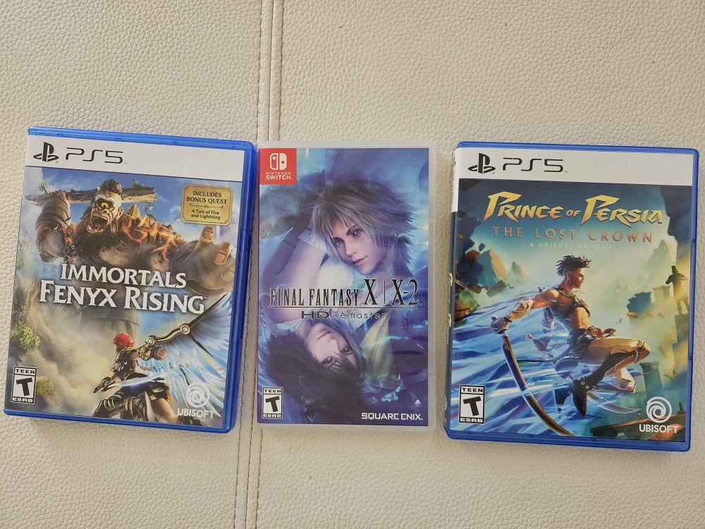 Nintendo Switch, PS5 Games
