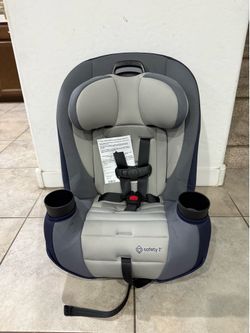 Safety 1st Ellaris 3-in-1 Convertible Car Seat, Slim Fit Design, Rear & Forward-Facing, 5-Position Headrest, Travel-Friendly with Machine-Washable Sea