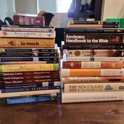 Christian Books, 31 books, Good Condition, Charles Stanley, Billy Graham, Max Lucado, Tony Evans, Kahleen Norris, Charles Swindoll etc 