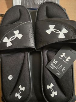 Men's gym slides size 14 Under Armor