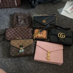 Lv Gg Mcm Ysl Purse Bag Lot 