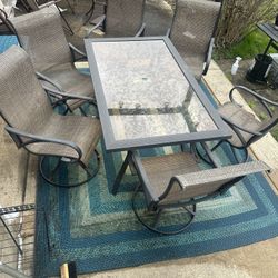 Patio Set 7 Pieces Pick Up Only