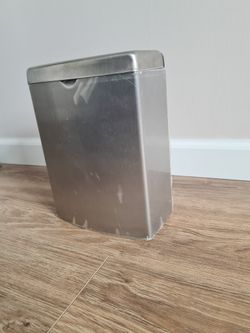 Small Trash Can For Bathroom, Kitchen, Office  Stainless Steel Wall Mounted Heavy Duty 