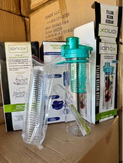 ALOT OF BOXES NEW ionox Infuser Water Bottle