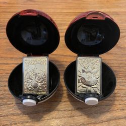 Choice Nintendo 1999 Pokémon Gold Metallic Bar Charizard or Togepi Trading Collectible Cards