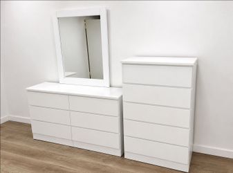 Dresser Whit Mirror And Chest  - Cómoda con Espejo y Gavetero