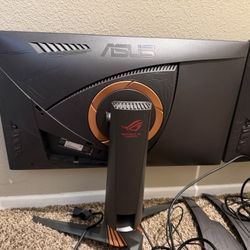 Asus ROG Swift Gaming Monitors x 2 (Adapters included)