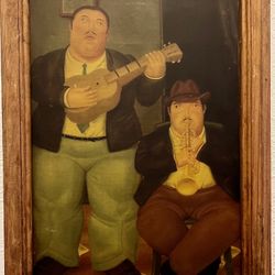 “The Musicians” Fernando Botero, Canvas Reproduction 