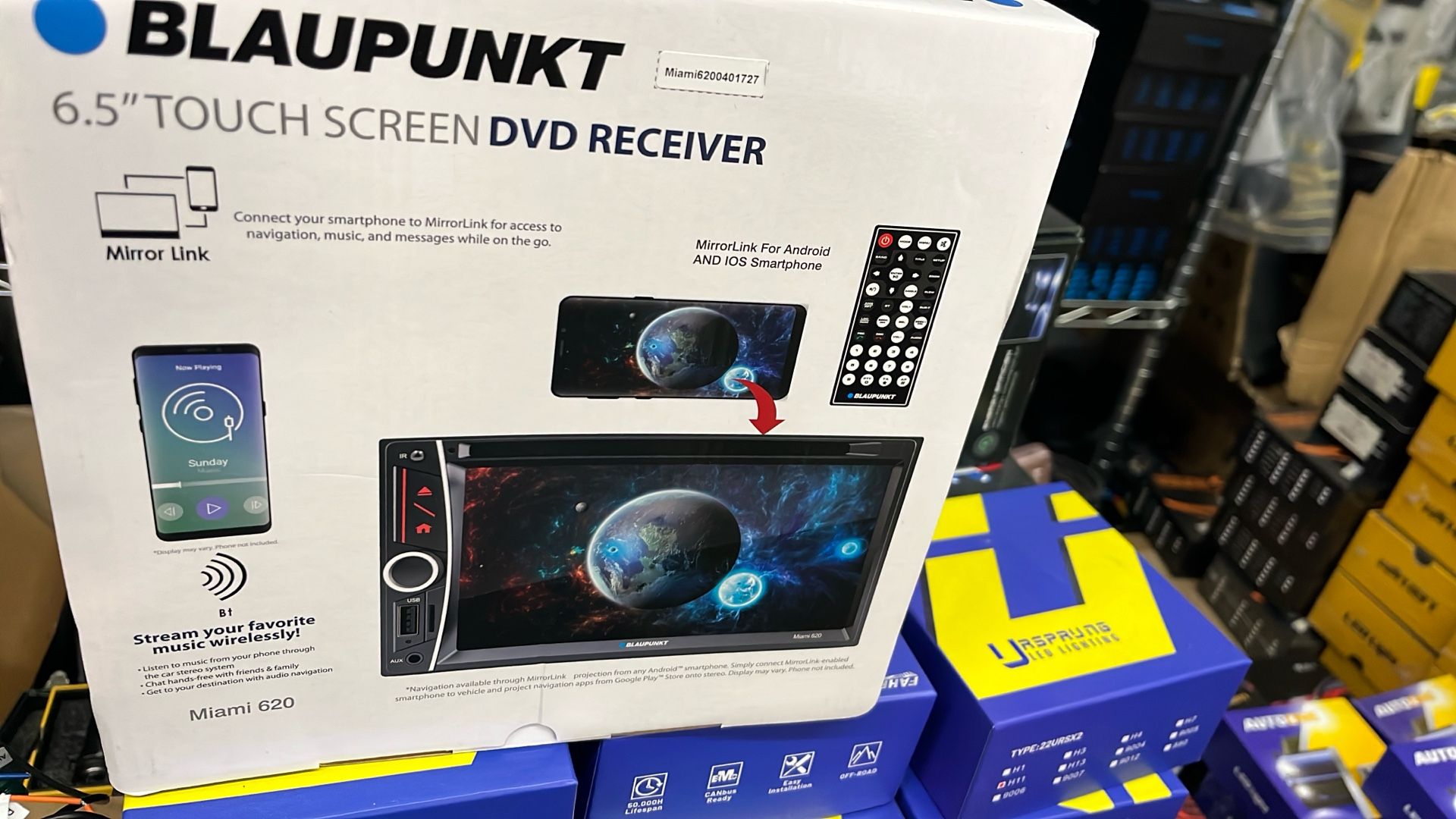 Car Audio Touch Screen 7”. Inch With Bluetooth Mirror Link DVD Cd