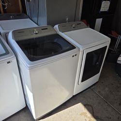 Samsung Washer And Electric Dryer Large Capacity 