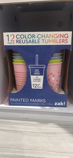 New Zak 12pk reusable tumblers