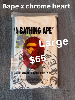 Bape x chrome hearts shirt Large $65 OBO