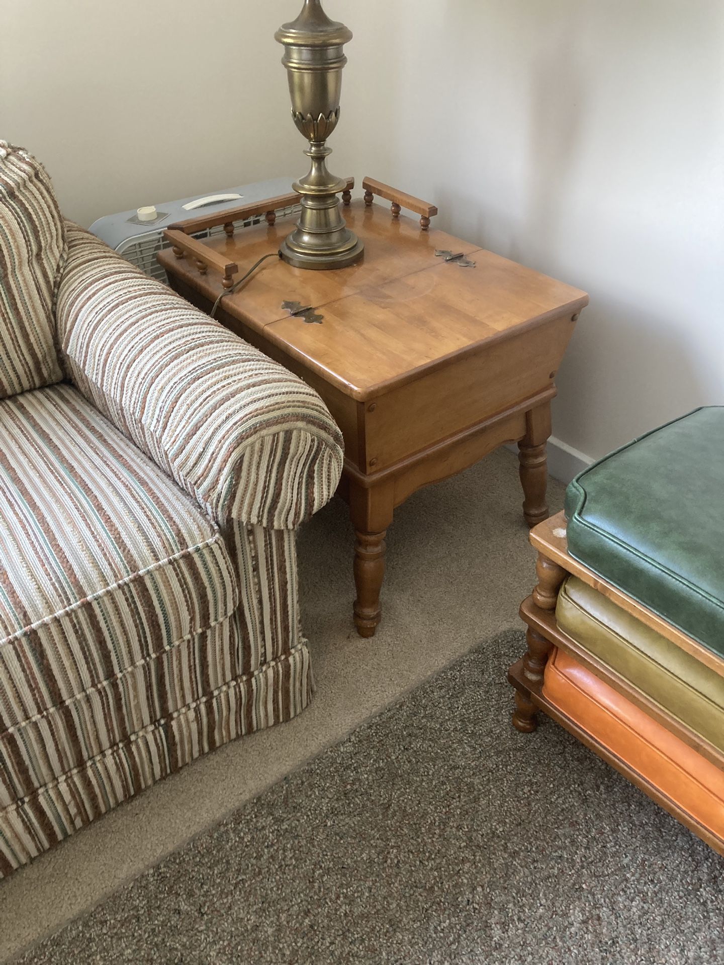 Solid wood, maple end table