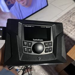 Rockford Fosgate PMX-2 Marine Digital Media Receiver, a compact, weatherproof unit designed for boats and motorsports. 