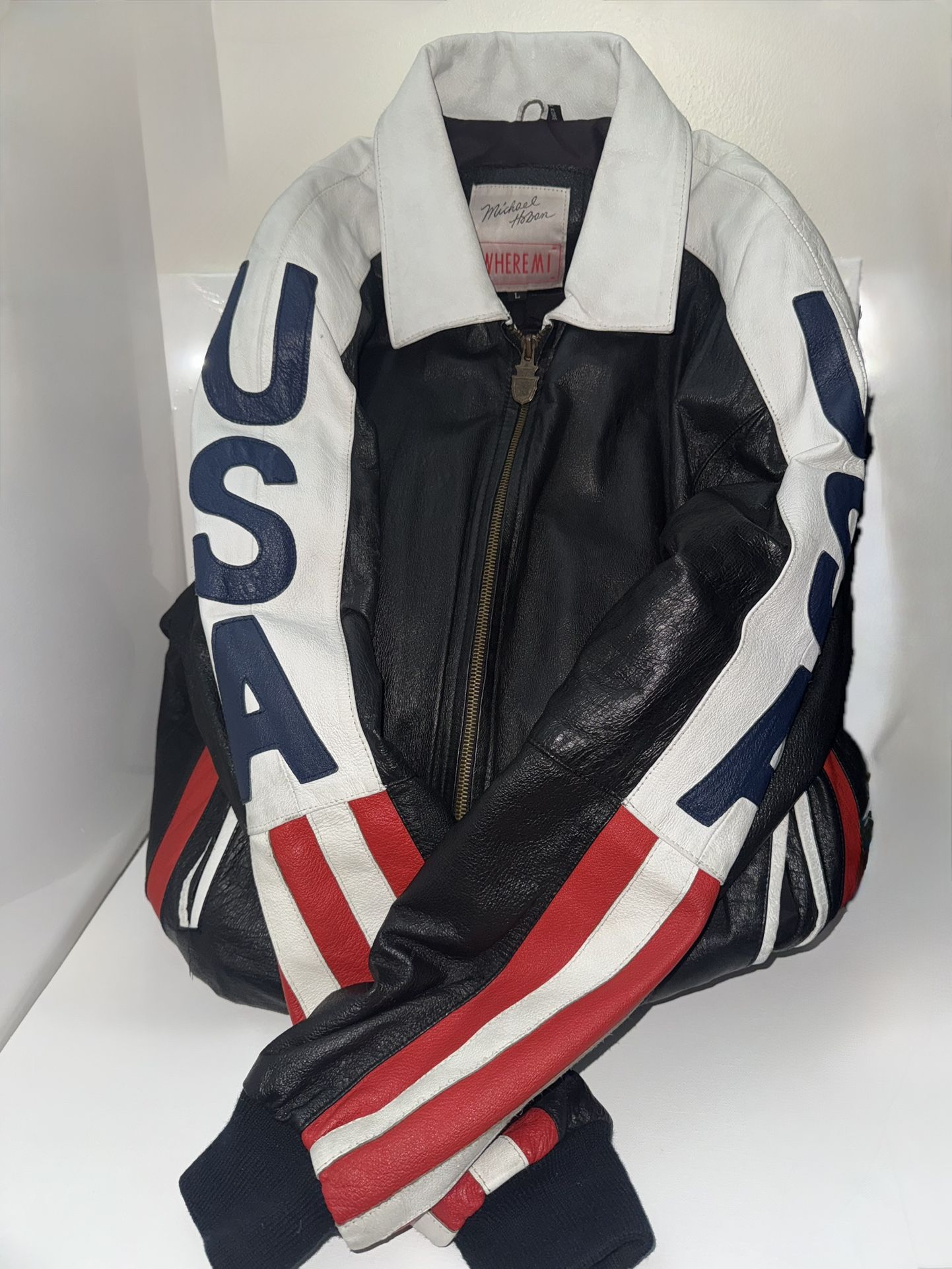 90s USA Leather Jacket