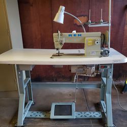 Industrial Walking Foot Sewing Machine Rex6-7D Leather, Upholstery