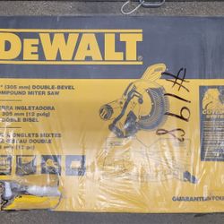 Dewalt 15 Amp Corded 12 in. Double-Bevel Compound Miter Saw with Cutline LED (Model: DWS716XPS)