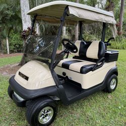 SUPER CLEAN 48 VOLT CLUB CAR PRECEDENT GOLF CART!! RUNS AND DRIVES GREAT!!