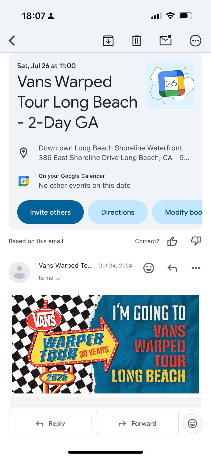 Warped Tour 2025 Long Beach