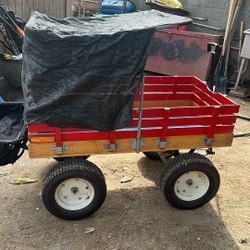 Red Wood Wagon 