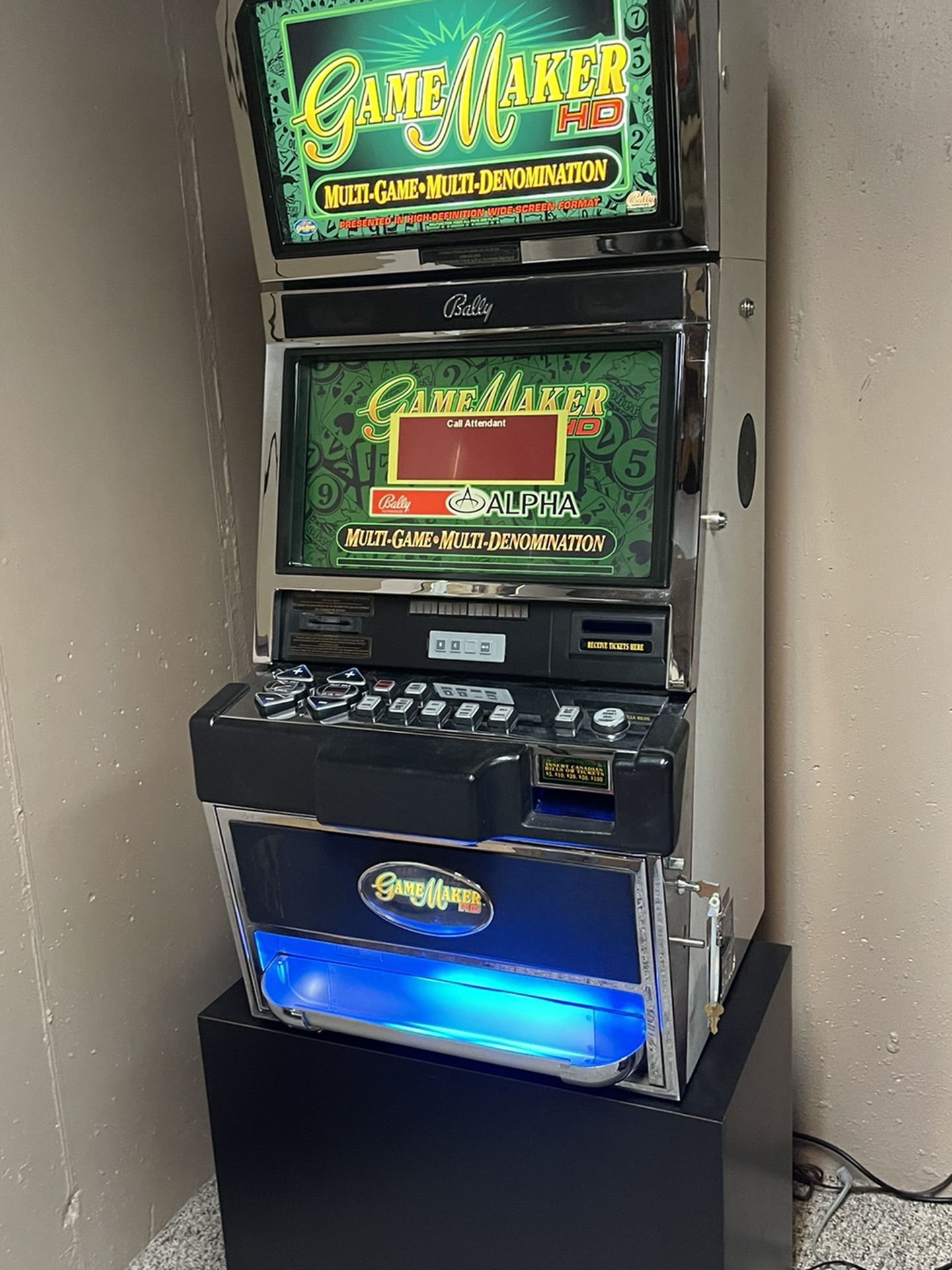 Bally Multi Game Slot Machine