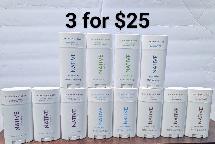 3 For $25 Deodorant
