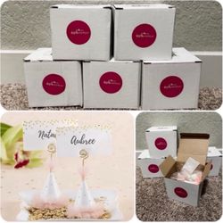 Kate Aspen Pink Party Hat Place Card Holders - Party Supply - NEW