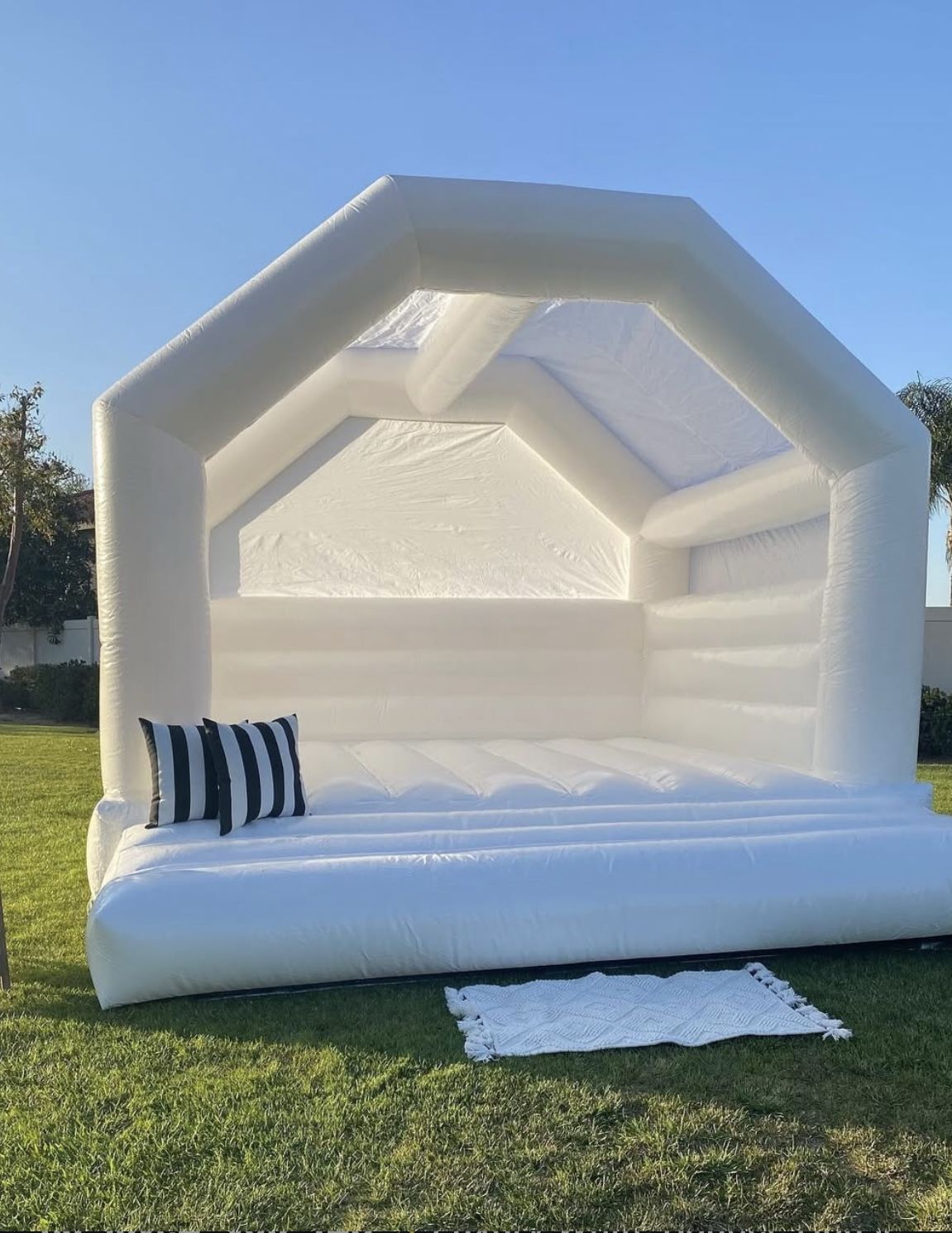White Bounce House Commercial Grade For Sale!