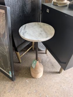 Marble top cocktail table