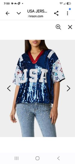 Betsey Johnson USA Jersey Large