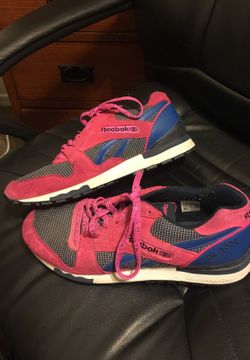 PINK/BLUE REEBOK GL 6000 size 12 Men