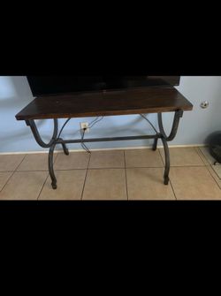 Wooden side table