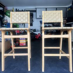Woven Bar Stools