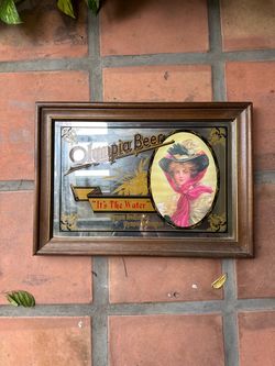 Olympia Beer Advertising Mirror Sign