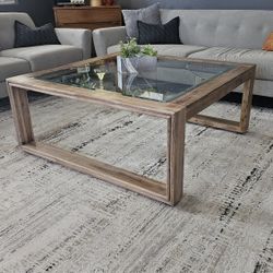 Modern Large Square Coffee Table 