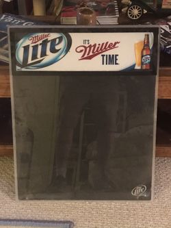 Miller lite led dry erase board great for any man cave or home bar