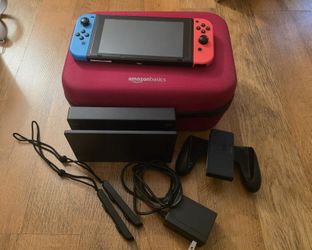 Nintendo Switch 1 Console with Docking Station And Carrying Case
