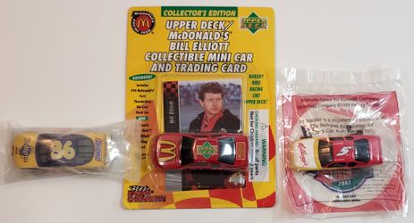 NASCAR Bill Elliot #94, Vintage Ernie Irvan #36 & Terry Labonte #5