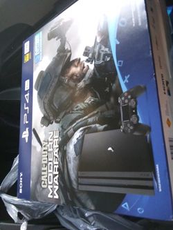 PS4 Pro Modern Warfare Bundle