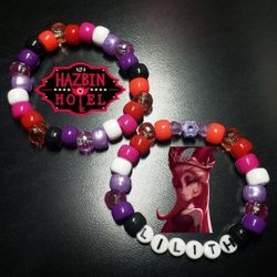 Hazbin Hotel: Lilith Bracelet Set (Handmade)